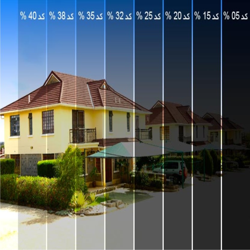 برچسب شیشه دودی اماکن ها